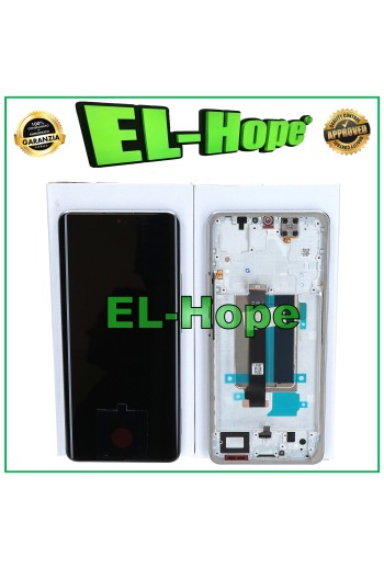 ORIGINAL TOUCH-RAHMEN-DISPLAY XIAOMI REDMI NOTE 13 PRO+ PLUS 23090RA98I WEISS