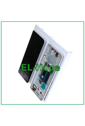 ORIGINAL TOUCH-RAHMEN-DISPLAY XIAOMI REDMI NOTE 13 PRO+ PLUS 23090RA98G WEISS