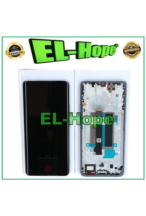 ORIGINAL TOUCH-RAHMEN-DISPLAY XIAOMI REDMI NOTE 13 PRO+ PLUS 23090RA98G LILA