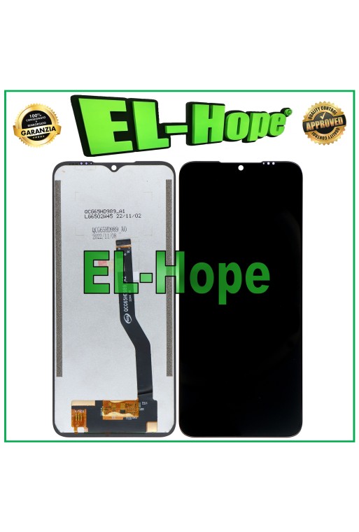 LCD-DISPLAY FÜR DOOGEE N50 / PRO / PLUS /N50S TOUCHSCREEN-GLAS MONTIERTES SCHWARZES