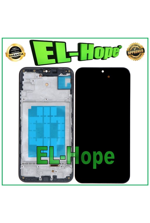 OLED-DISPLAY + RAHMEN FÜR SAMSUNG GALAXY M15 5G 2024 SM-M156 TOUCHSCREEN SCHWARZ
