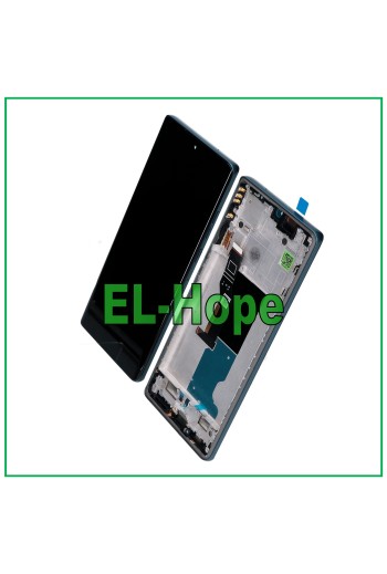OLED-DISPLAY FÜR MOTOROLA MOTO EDGE 50 FUSION LCD-TOUCHSCREEN BLAUER RAHMENBILDSCHIRM
