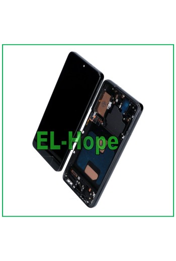 TFT-Touchscreen-LCD-Display für Samsung Galaxy S21+ Plus SM-G996, schwarzer Rahmen