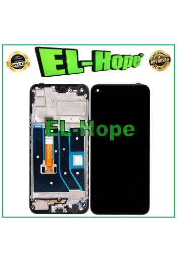 LCD-DISPLAY TOUCHSCREEN + RAHMEN FÜR OPPO REALME C17 RMX2101 MONTIERTES GLAS