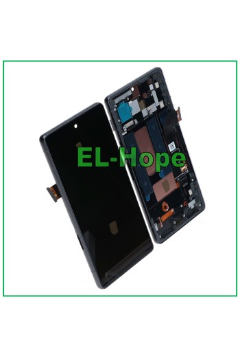 OLED LCD DISPLAY FÜR GOOGLE PIXEL 7A G0DZQ GWKK3 GHL1X TOUCHSCREEN RAHMEN SCHWARZ