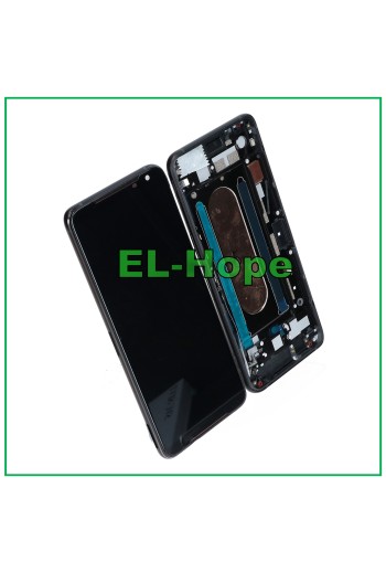 DISPLAYRAHMEN OLED TOUCH FÜR ASUS ROG PHONE 2 II ZS660KL LCD-BILDSCHIRM GLAS SCHWARZ