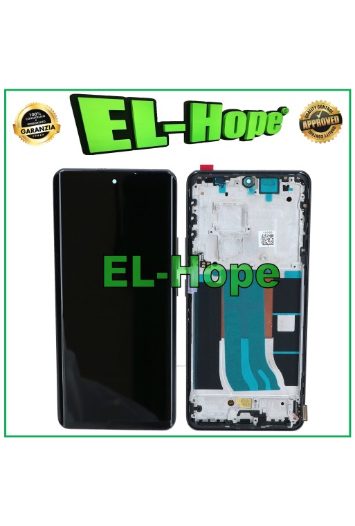 OLED-LCD-DISPLAY + RAHMEN FÜR OPPO REALME 12 PRO PLUS RMX3840 TOUCHSCREEN SCHWARZ