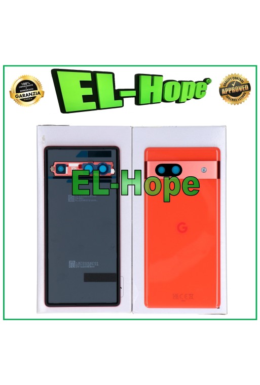 ORIGINAL AKKU-COVER SERVICE GOOGLE PIXEL 7A CORAL BACKCOVER BODY 