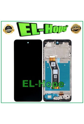 LCD-DISPLAY TOUCHSCREEN + RAHMEN FÜR MOTOROLA MOTO G04 XT2421 BILDSCHIRMGLAS