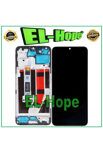 LCD-DISPLAY + RAHMEN FÜR OPPO REALME NARZO 50 5G RMX3571 RMX3572 TOUCH-GLAS SCHWARZ