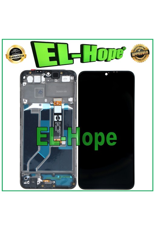 LCD-DISPLAY + RAHMEN FÜR OPPO A12 CPH2083 CPH2077 TOUCHSCREEN GLASBILDSCHIRM SCHWARZ