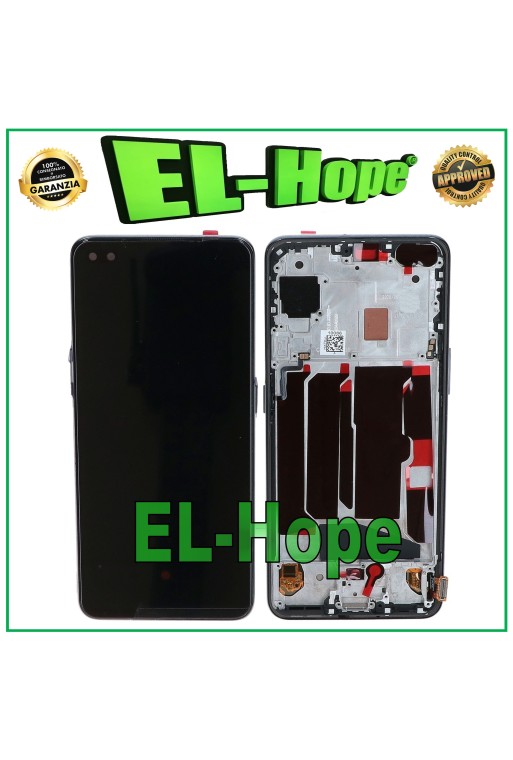 OLED-DISPLAY + RAHMEN FÜR ONEPLUS NORD 5G AC2001 AC2003 LCD-TOUCH-GLASBILDSCHIRM