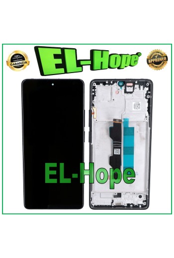 OLED-TOUCH-LCD-DISPLAY FÜR XIAOMI POCO M6 PRO 4G 2312FPCA6G 2024 SCHWARZER RAHMEN