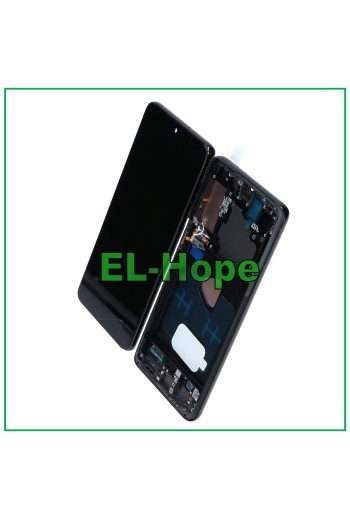 OLED-Touchscreen-LCD-Display für Samsung Galaxy S21+ Plus SM-G996, schwarzer Rahmen
