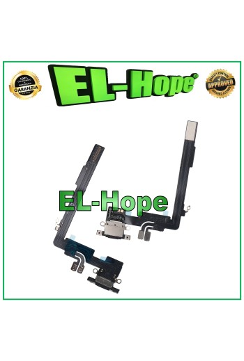 APPLE IPHONE 16 PRO MAX LADEANSCHLUSS MIKROFON ANTENNE LADEDOCK SCHWARZ