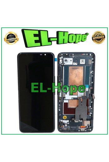 OLED LCD DISPLAY + RAHMEN FÜR ASUS ROG PHONE 5 ZS673KS I005D TOUCHSCREEN SCHWARZ