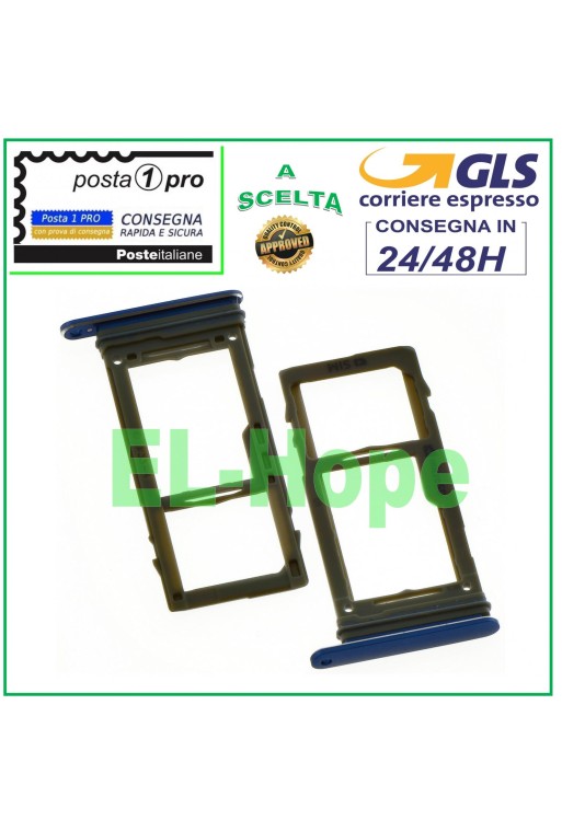 SIM-Kartenfach + Micro-SD-Karte für Samsung Galaxy S9 SM G960 F, Blau SIM-Kartenfach + Micro-SD-Karte für Samsung Galaxy S9 SM G960 F, Blau