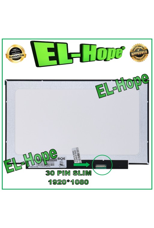 DISPLAY NV133FHM-N43 LCD-NOTEBOOK 13,3 30 PIN SLIM 1920*1080 FHD LED-BILDSCHIRM