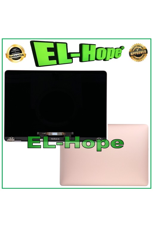 LCD-DISPLAY FÜR APPLE MACBOOK AIR 13,3  2018 A1932 MONITORBILDSCHIRM ROSA GOLD