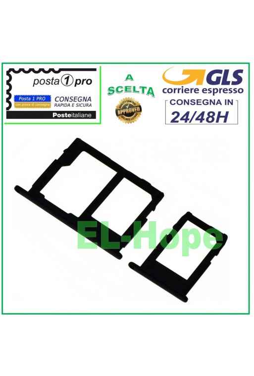 Slot Cart Fach Halter Nano SIM Micro SD Samsung Galaxy J5 SM J530 F 2017 Schwarz Slot Cart Fach Halter Nano SIM Micro SD Samsung Galaxy J5 SM J530 F 2017 Schwarz