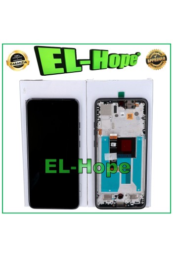 ORIGINAL SERVICE DISPLAY MOTOROLA MOTO EDGE 50 NEO XT2409 TOUCH RAHMEN GRAU