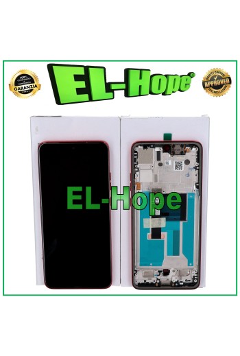 ORIGINAL TOUCH DISPLAY SERVICE MOTOROLA MOTO EDGE 50 NEO XT2409 ROTER RAHMEN