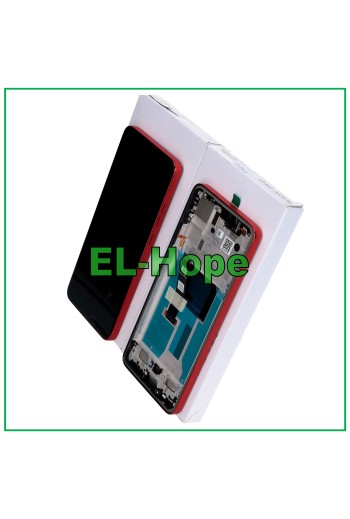 ORIGINAL TOUCH DISPLAY SERVICE MOTOROLA MOTO EDGE 50 NEO XT2409 ROTER RAHMEN