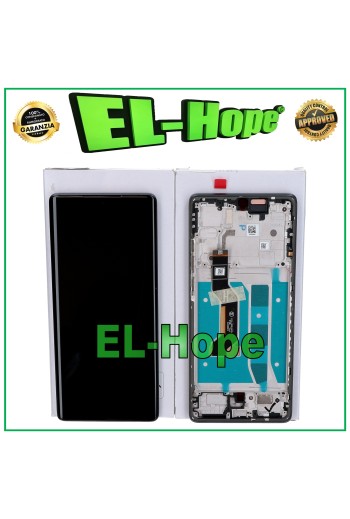 OLED LCD DISPLAY ORIGINAL RAHMEN SERVICE MOTOROLA MOTO G85 XT2427 TOUCH GRAU