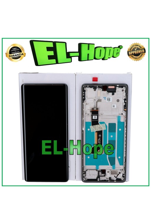OLED LCD DISPLAY ORIGINAL RAHMEN SERVICE MOTOROLA MOTO G85 XT2427 TOUCH GRAU