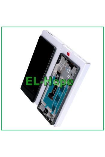 OLED LCD DISPLAY ORIGINAL RAHMEN SERVICE MOTOROLA MOTO G85 XT2427 TOUCH GRAU