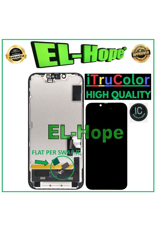iTruColor SOFT OLED PREMIUM LCD-DISPLAY FÜR APPLE IPHONE 16E TOUCHSCREEN-GLAS