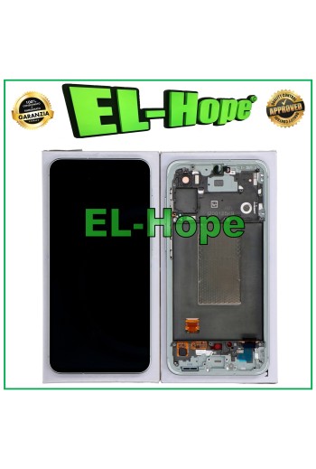 ORIGINALRAHMEN LCD-DISPLAY SAMSUNG GALAXY A56 SM-A556 TOUCHSCREEN HELLGRAU