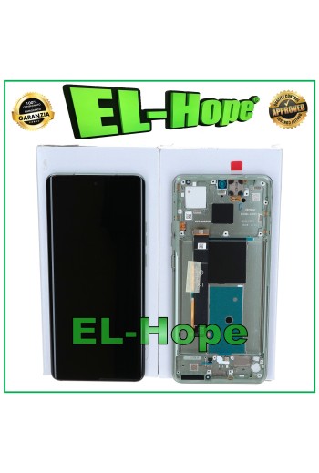 ORIGINAL SERVICE LCD DISPLAY MOTOROLA MOTO EDGE 40 XT2303-2 TOUCH RAHMEN GRÜN