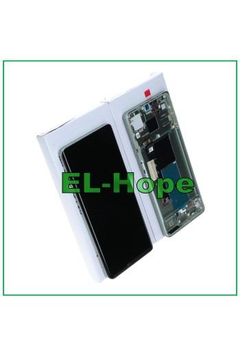 ORIGINAL SERVICE LCD DISPLAY MOTOROLA MOTO EDGE 40 XT2303-2 TOUCH RAHMEN GRÜN