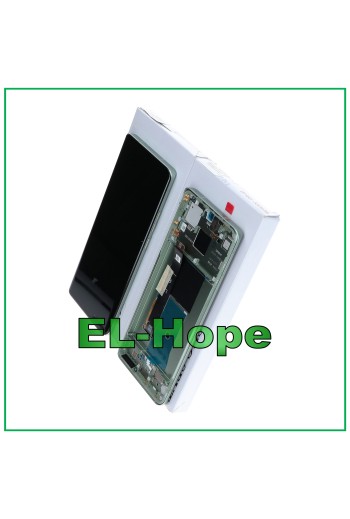 ORIGINAL SERVICE LCD DISPLAY MOTOROLA MOTO EDGE 40 XT2303-2 TOUCH RAHMEN GRÜN