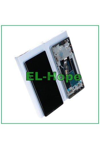 ORIGINAL SERVICE DISPLAY MOTOROLA MOTO EDGE 50 FUSION XT2429 TOUCH RAHMEN BLAU