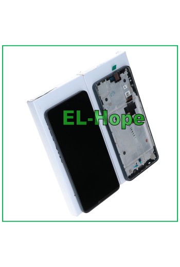 OLED-TOUCH-RAHMEN LCD-DISPLAY ORIGINALSERVICE MOTOROLA MOTO EDGE 30 XT2203 GRAU