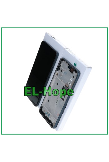 OLED-TOUCH-RAHMEN LCD-DISPLAY ORIGINALSERVICE MOTOROLA MOTO EDGE 30 XT2203 GRAU
