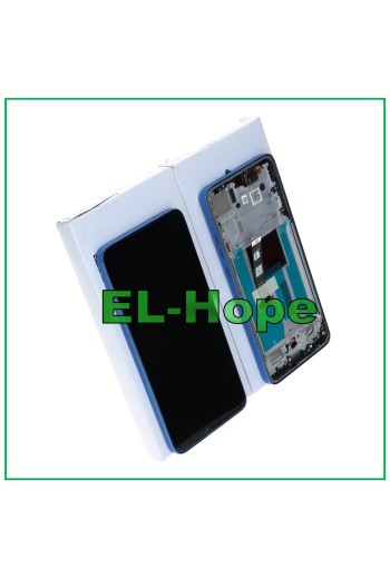 ORIGINAL SERVICE DISPLAY MOTOROLA MOTO EDGE 50 NEO XT2409 TOUCH RAHMEN BLAU