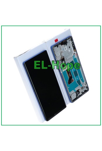 OLED LCD DISPLAYRAHMEN ORIGINAL SERVICE MOTOROLA MOTO G85 XT2427 TOUCH BLAU