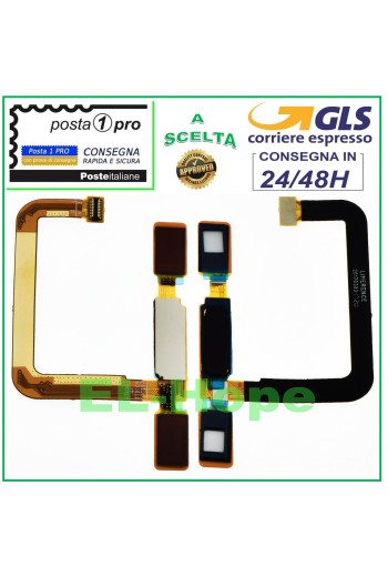 FLACHER HOME-KEY FINGERABDRUCKSENSOR NOKIA 6 2017 TA-1039 SCHWARZ
