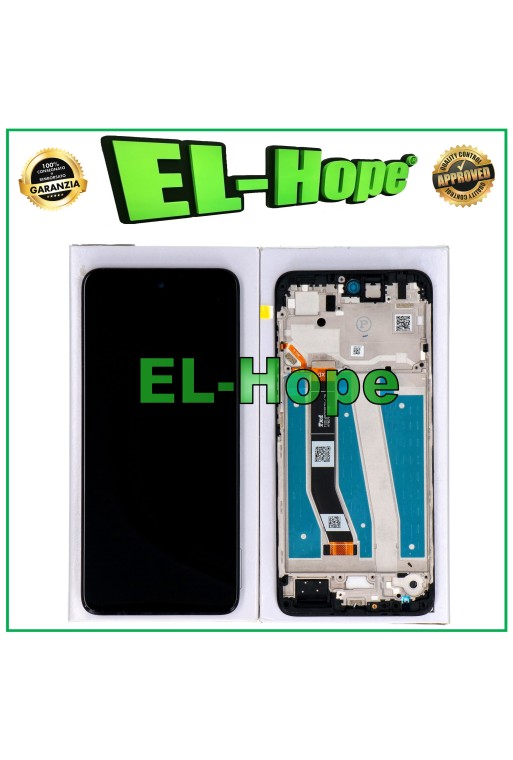 LCD-DISPLAY + RAHMEN ORIGINAL SERVICE MOTOROLA MOTO G14 XT2341 TOUCHSCREEN