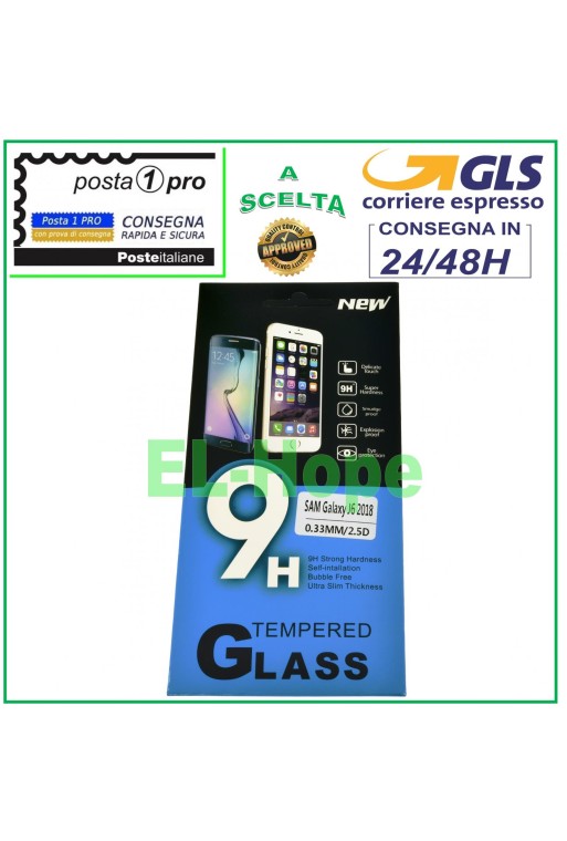 LCD-BILDSCHIRM AUS GEHÄRTETEM GLAS FÜR SAMSUNG GALAXY J6 2018 SM J600F