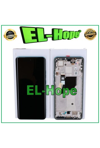 TOUCH-LCD-DISPLAY + ORIGINALRAHMEN SERVICE MOTOROLA MOTO EDGE 40 NEO XT2307 BLAU