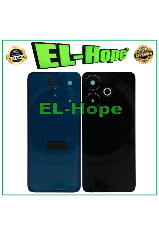 Akkudeckel für XIAOMI REDMI 13 2404ARN45A Rückseite Gehäuse schwarz Glas Akkudeckel für XIAOMI REDMI 13 2404ARN45A Rückseite Gehäuse schwarz Glas