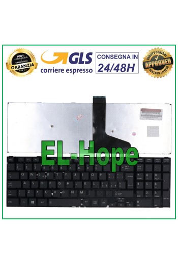 ITALIENISCHE TASTATUR NOTEBOOK TOSHIBA SATELLITE S50 S50T S55 S70 S70T S75 S75T SCHWARZ