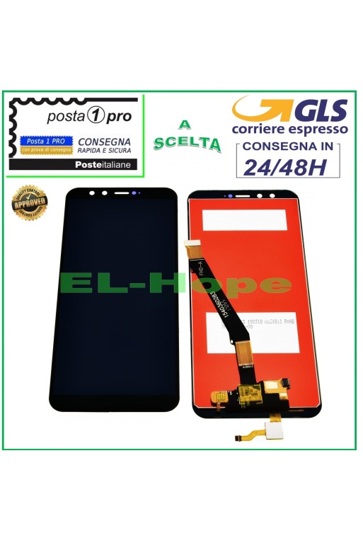 LCD-DISPLAY FÜR HUAWEI HONOR 9 LITE LLD-L31 AL00 AL09 TOUCHSCREEN SCHWARZES GLAS