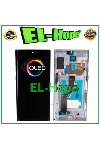 OLED-RAHMEN-TOUCH-LCD-DISPLAY FÜR SAMSUNG GALAXY NOTE 10 PLUS SM N975 N976 WEISS