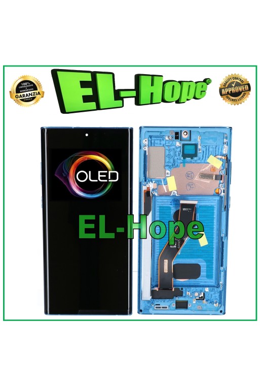 OLED-RAHMEN + TOUCH-LCD-DISPLAY FÜR SAMSUNG GALAXY NOTE 10 PLUS SM N975 N976 BLAU OLED-RAHMEN + TOUCH-LCD-DISPLAY FÜR SAMSUNG GALAXY NOTE 10 PLUS SM N975 N976 BLAU