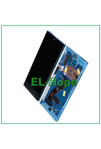 OLED-RAHMEN + TOUCH-LCD-DISPLAY FÜR SAMSUNG GALAXY NOTE 10 PLUS SM N975 N976 BLAU
